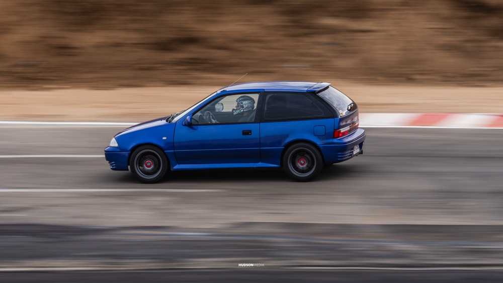 Auto en pista durante Japón Fest 2024, fecha de autódromo en Chile, foto 04